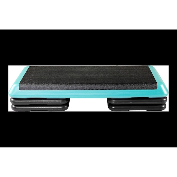 Health Club Size Platform With four 4 Original Risers - Teal
